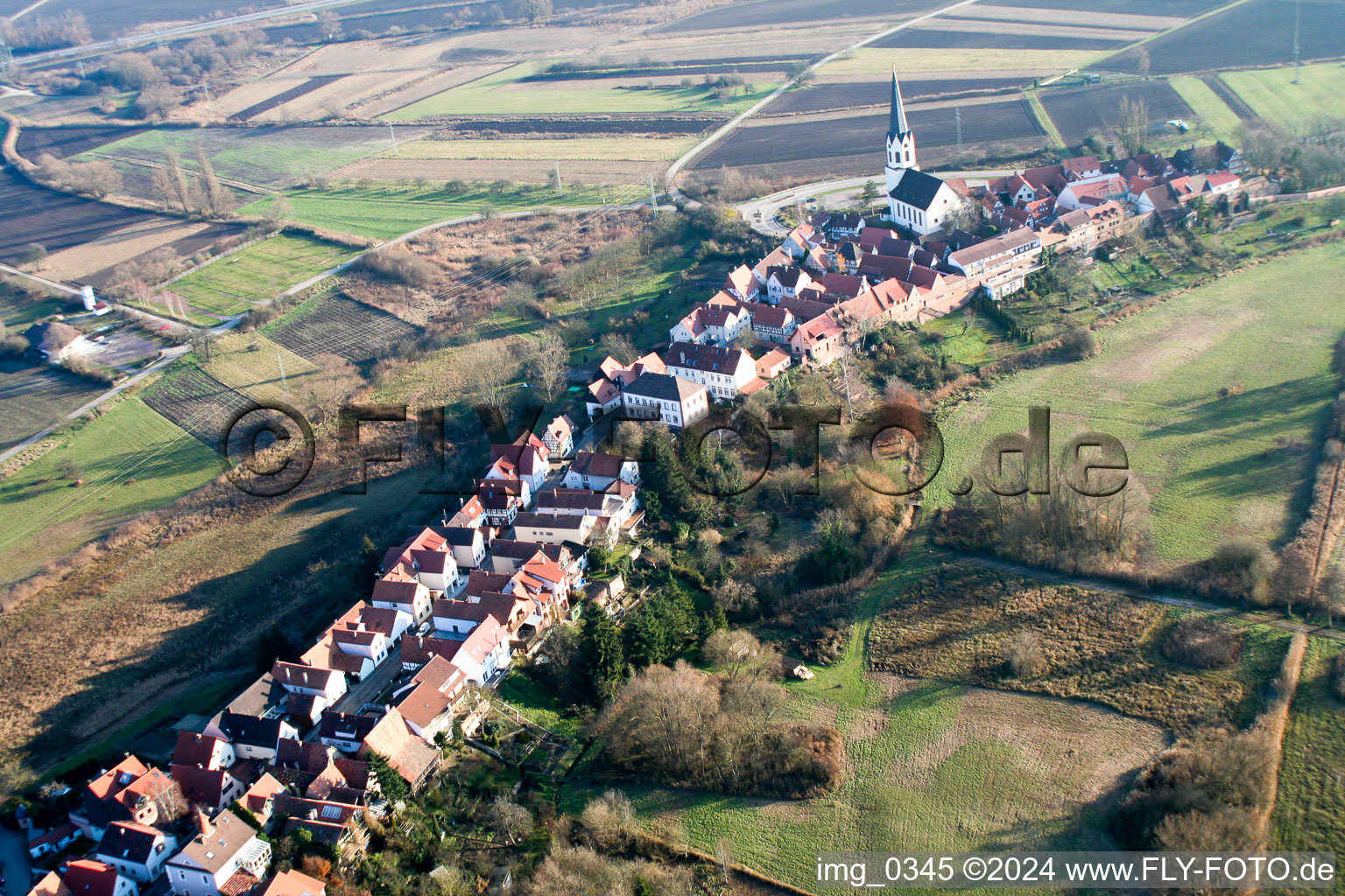 Hinterstädel in Jockgrim in the state Rhineland-Palatinate, Germany