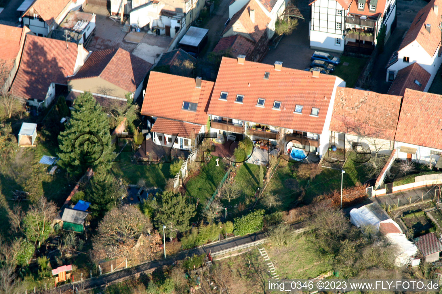 Ludwigstr in Jockgrim in the state Rhineland-Palatinate, Germany