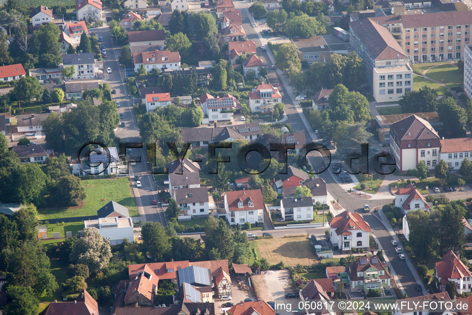 Bismarckstr in Kandel in the state Rhineland-Palatinate, Germany