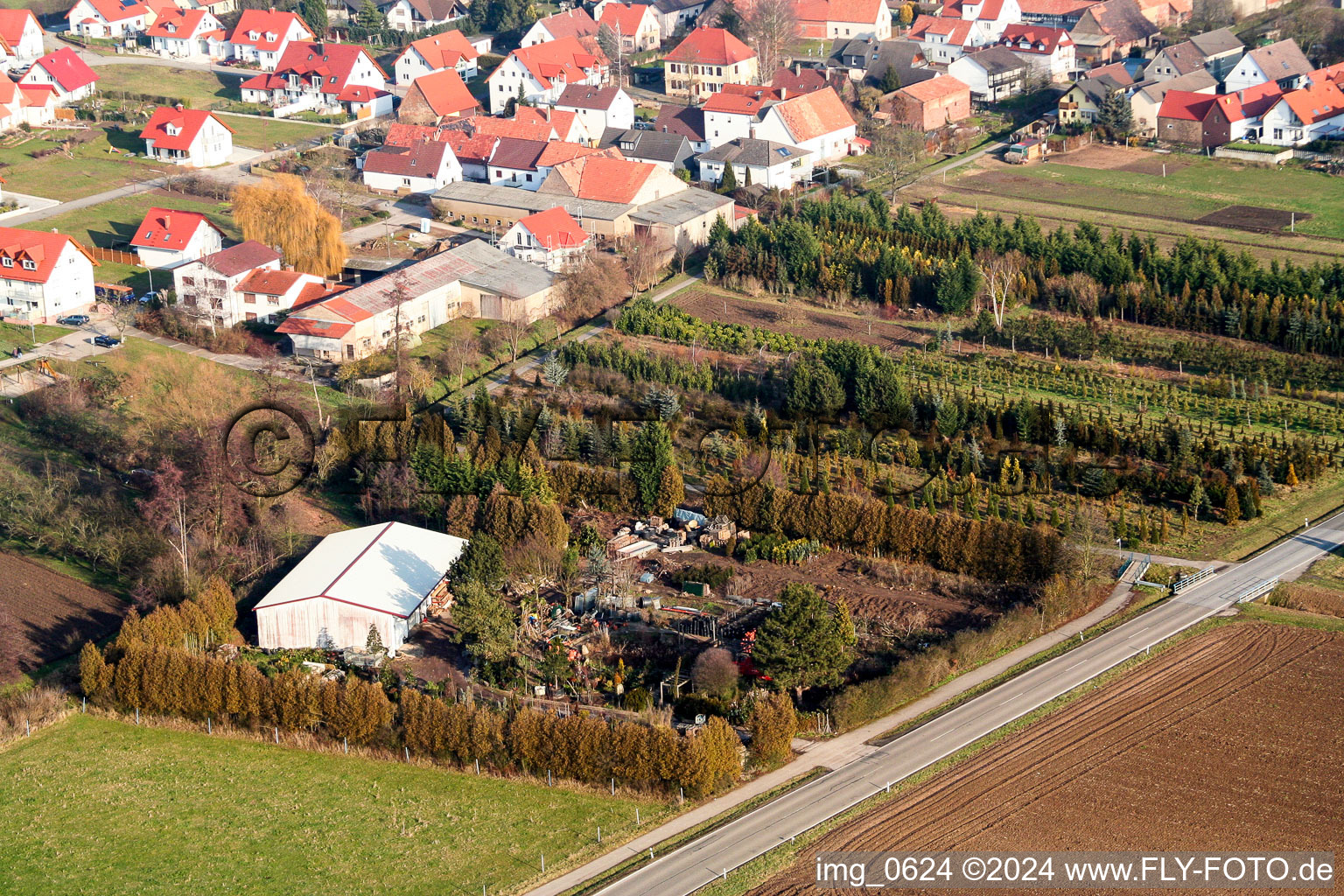 Nursery in Freckenfeld in the state Rhineland-Palatinate, Germany