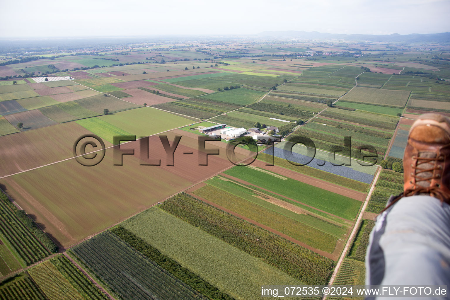 Organic farm in Winden in the state Rhineland-Palatinate, Germany