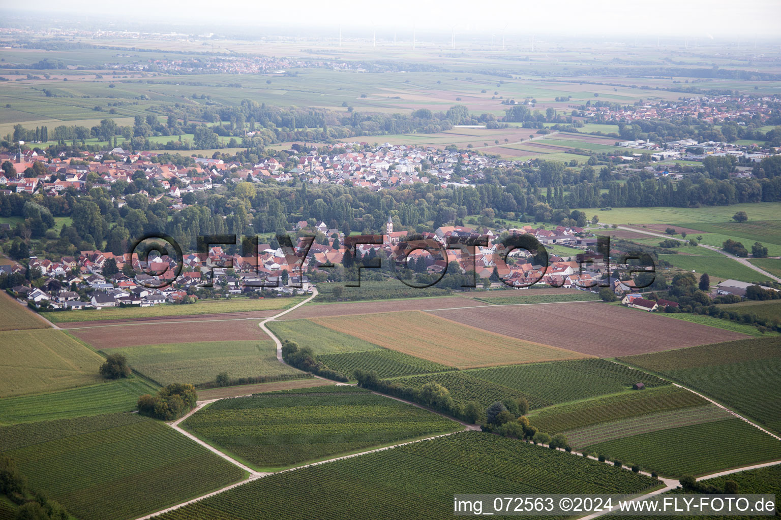 District Mühlhofen in Billigheim-Ingenheim in the state Rhineland-Palatinate, Germany