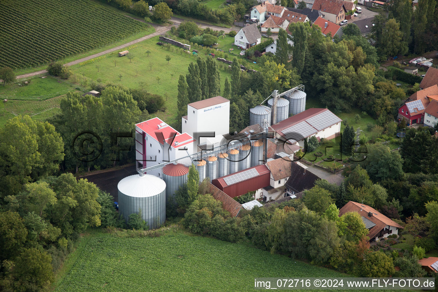 Ludwigs mill in the district Ingenheim in Billigheim-Ingenheim in the state Rhineland-Palatinate