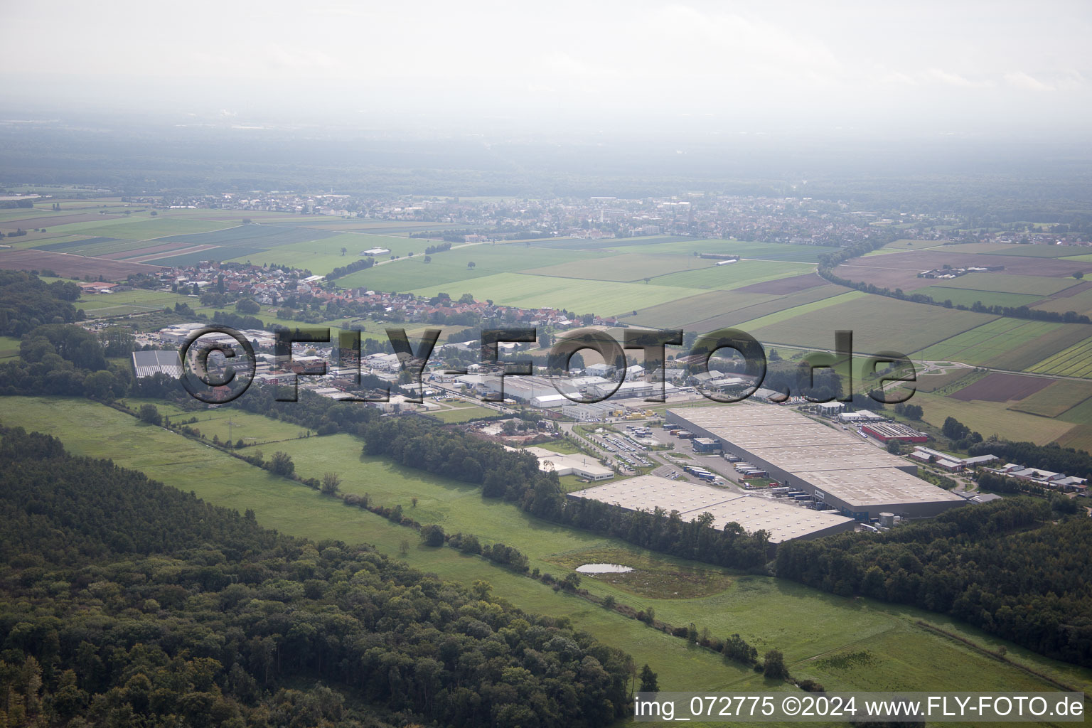 Horst Industrial Area in the district Minderslachen in Kandel in the state Rhineland-Palatinate, Germany