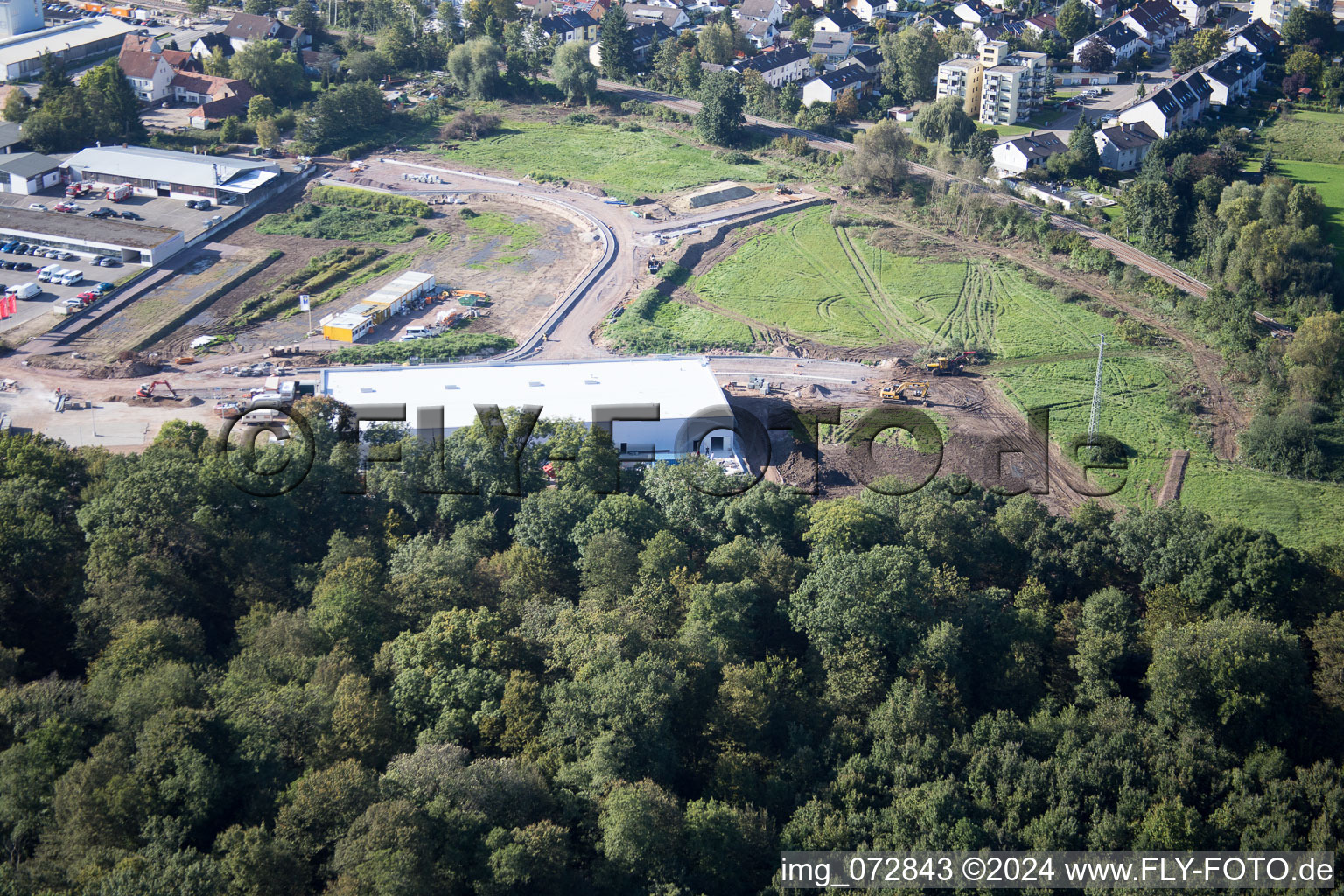 New EDEKA building in Kandel in the state Rhineland-Palatinate, Germany