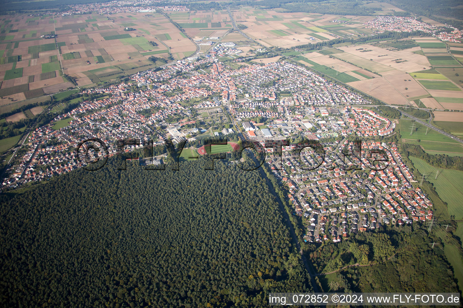 Rülzheim in the state Rhineland-Palatinate, Germany