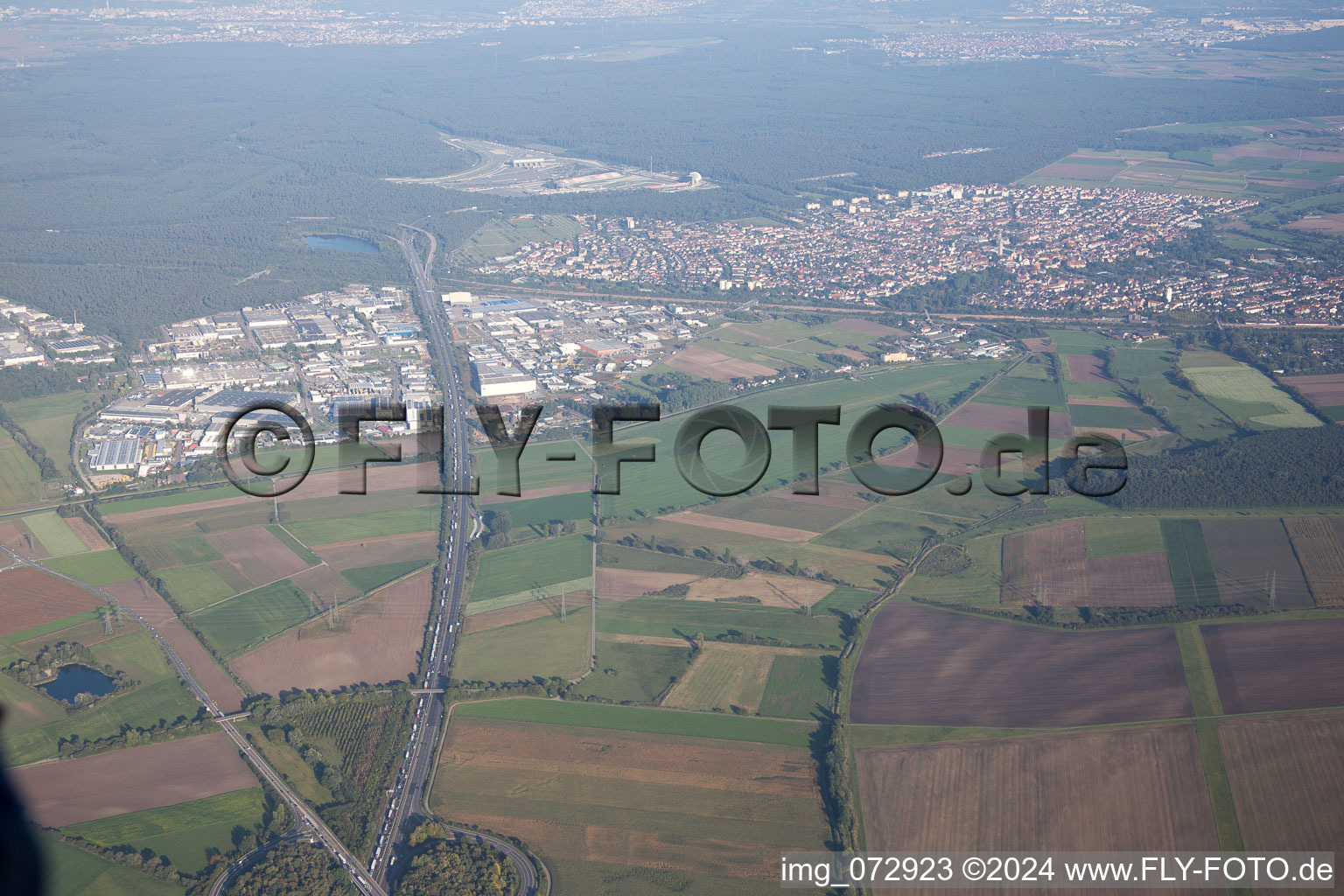 Hockenheim in the state Baden-Wuerttemberg, Germany