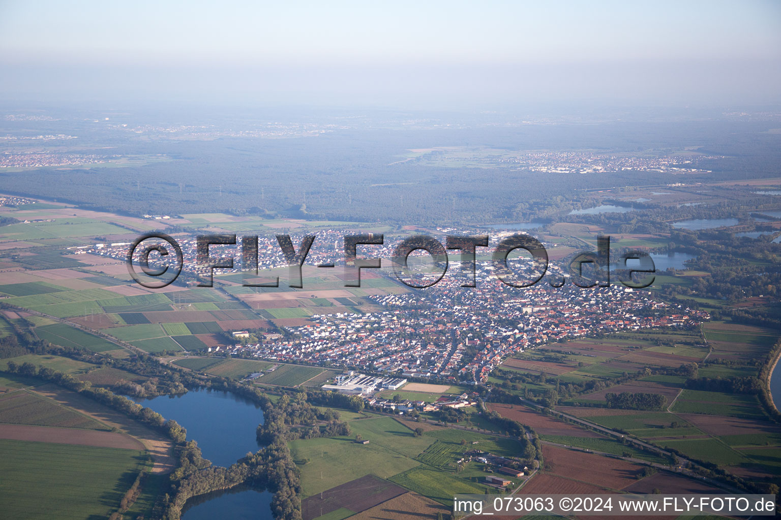 Altlußheim in the state Baden-Wuerttemberg, Germany