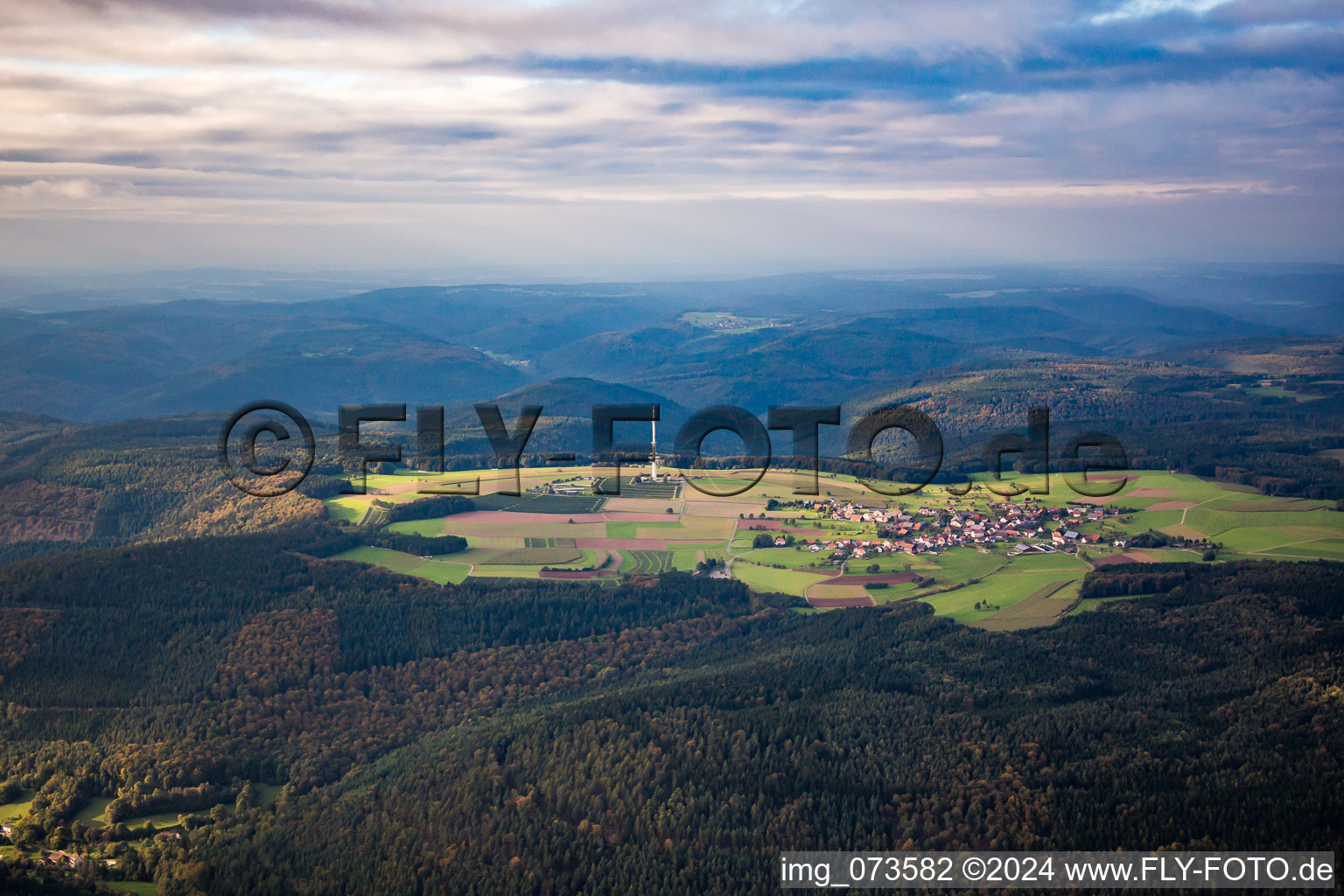 Television Tower Katzenbuckel in the district Reisenbach in Mudau in the state Baden-Wurttemberg, Germany