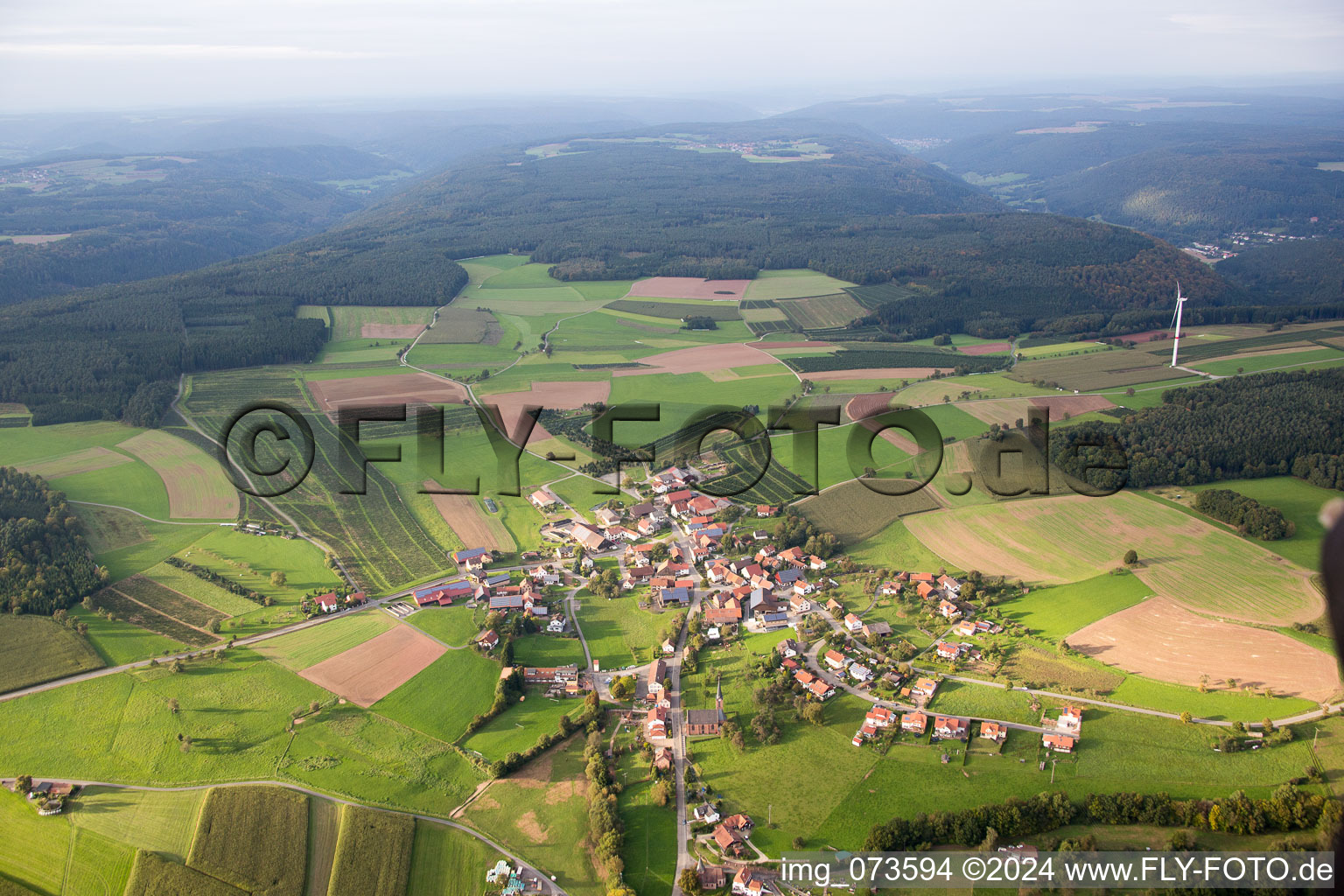 Steinbach in Mudau in the state Baden-Wuerttemberg, Germany