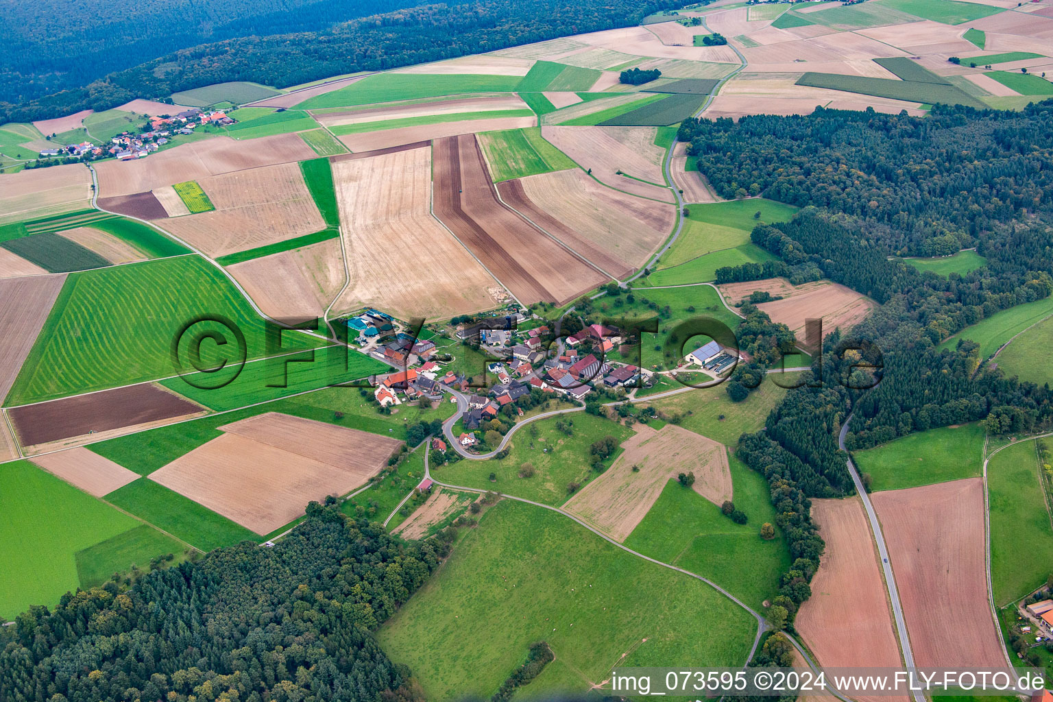 District Vollmersdorf in Hardheim in the state Baden-Wuerttemberg, Germany