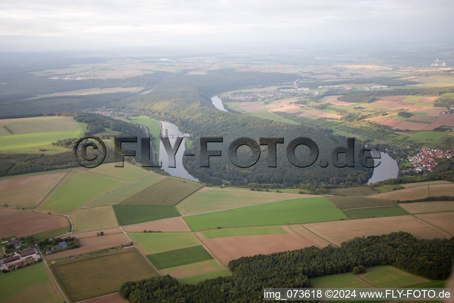 Danube Loop in Wertheim in the state Baden-Wuerttemberg, Germany