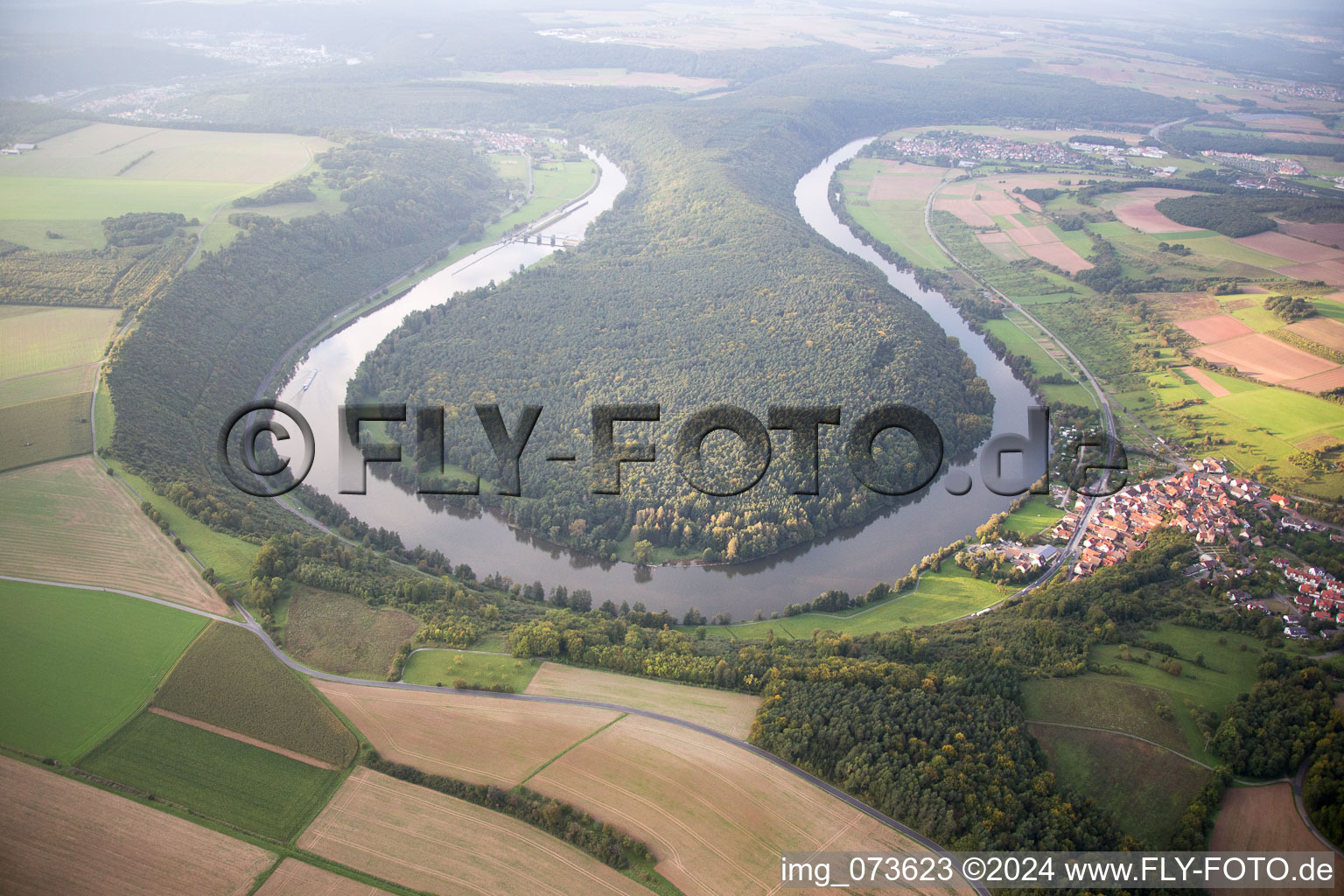 Danube Loop in Urphar in the state Baden-Wuerttemberg, Germany