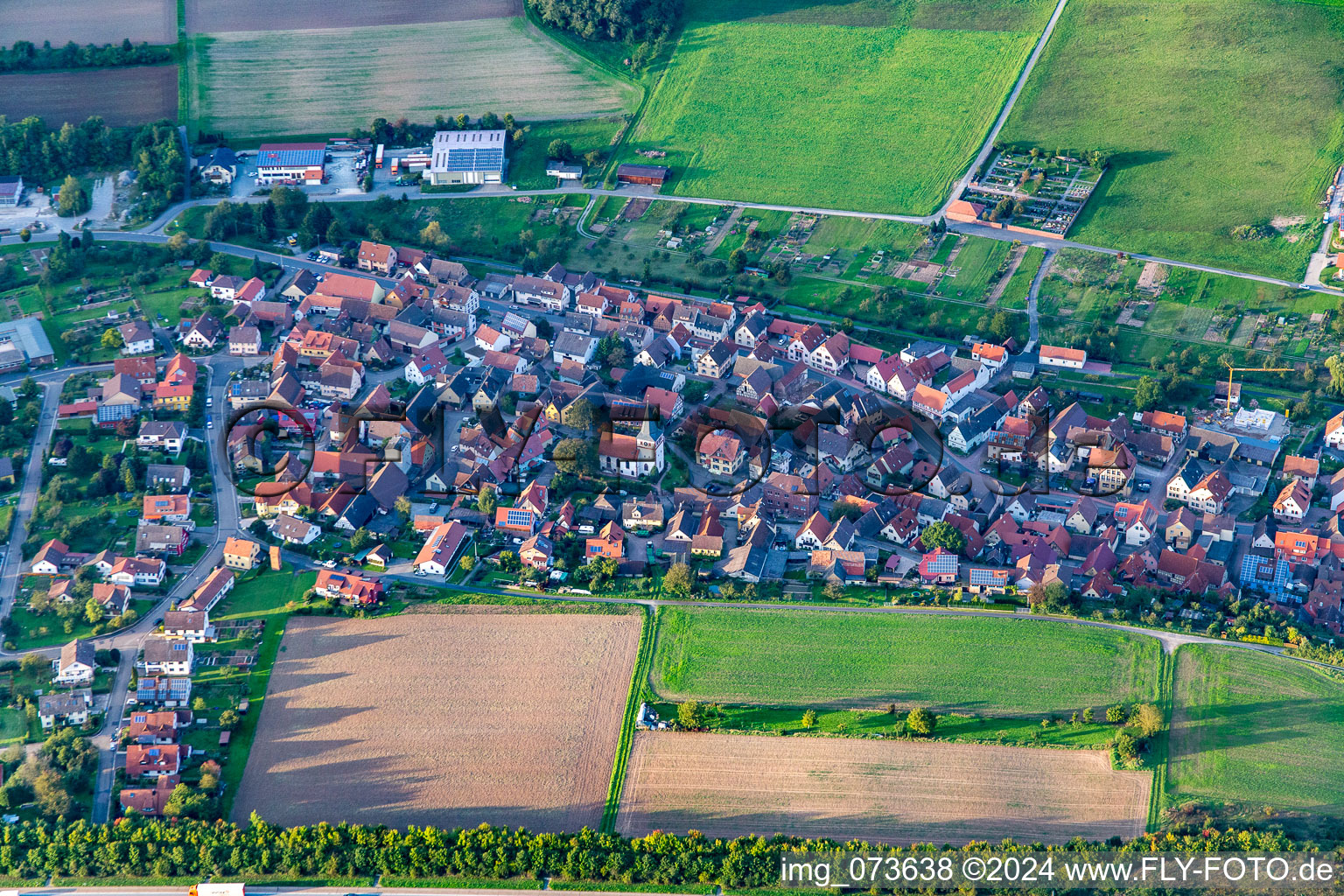 Dertingen in the state Baden-Wuerttemberg, Germany