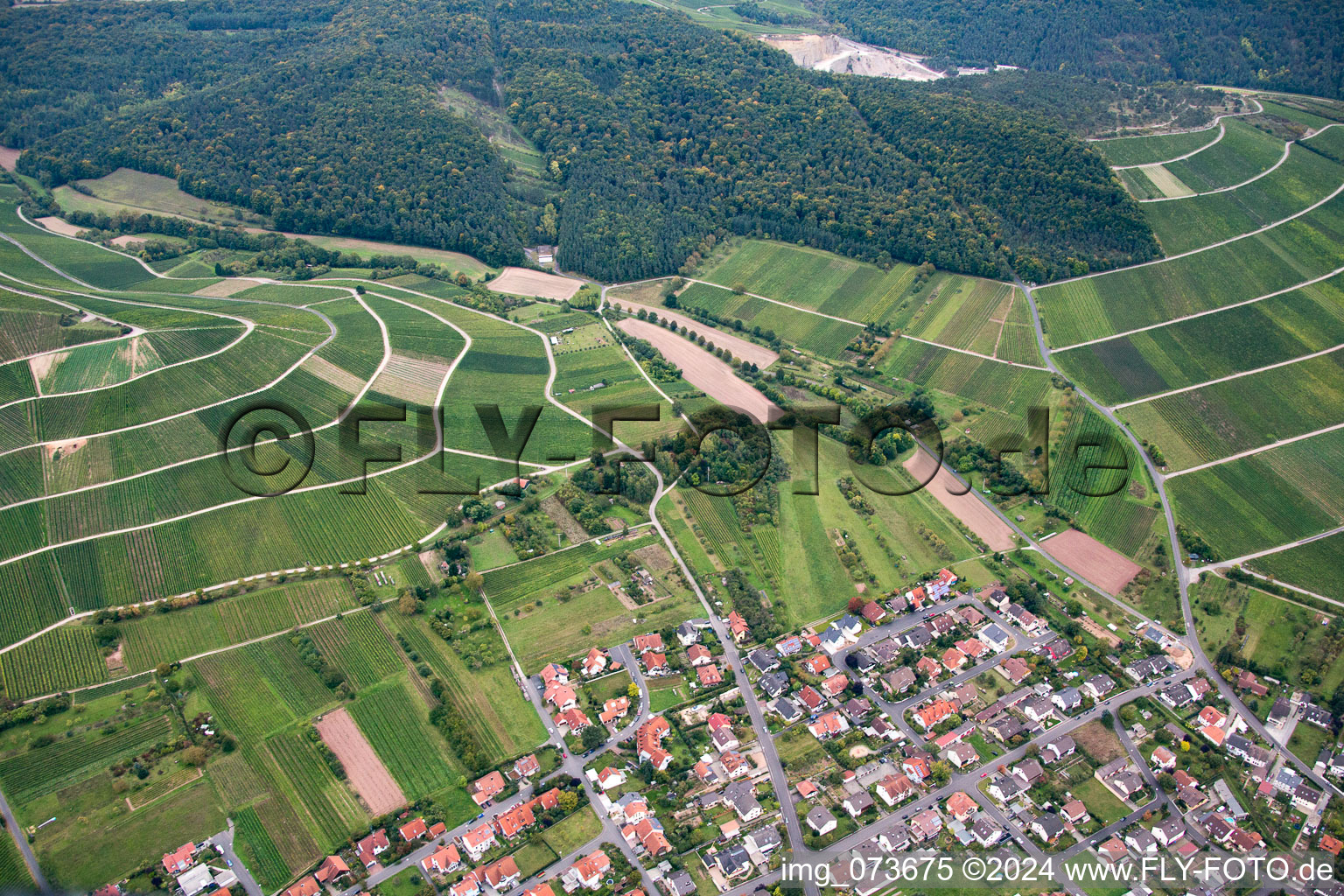 Thüngersheim in the state Bavaria, Germany