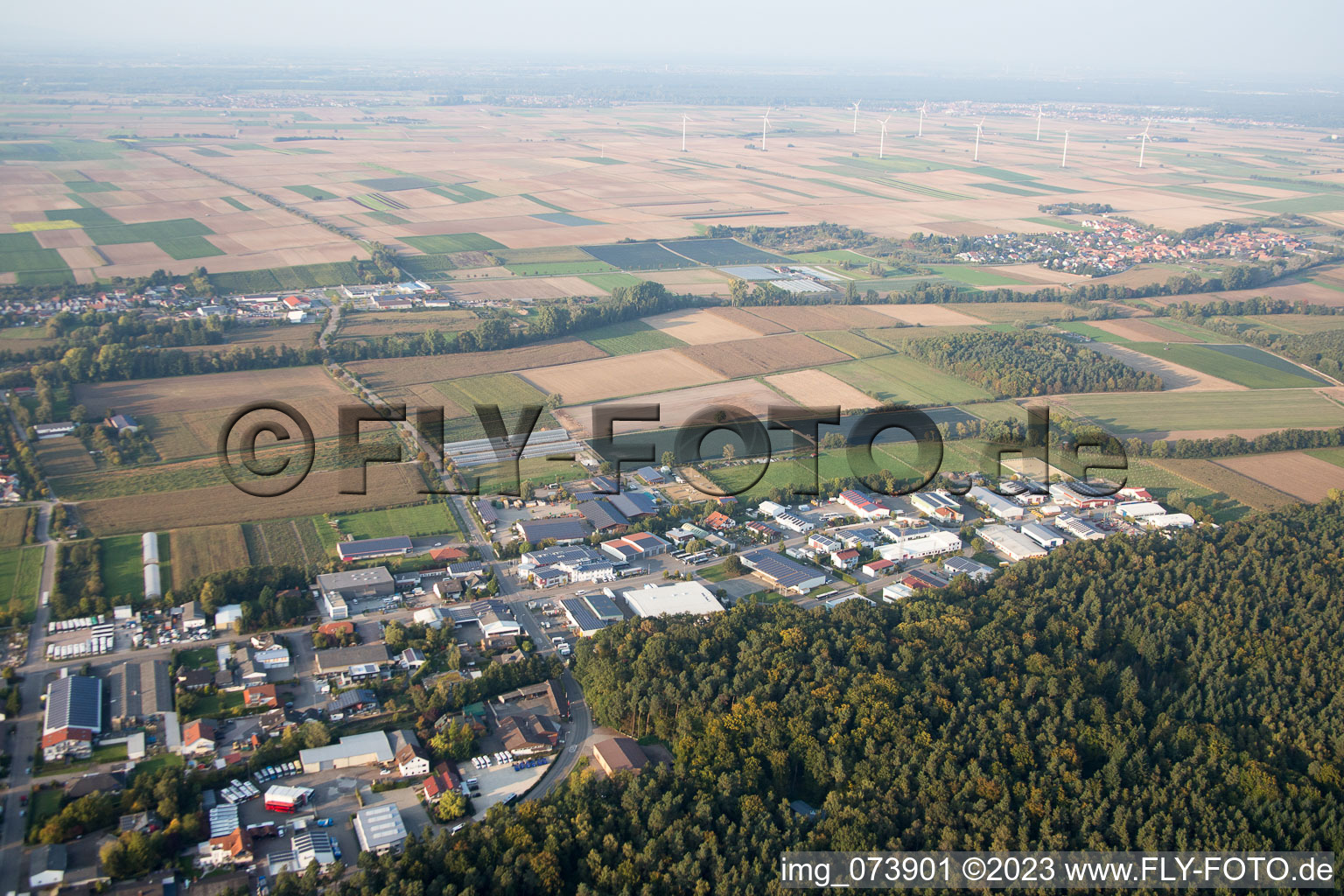 District Herxheim in Herxheim bei Landau/Pfalz in the state Rhineland-Palatinate, Germany