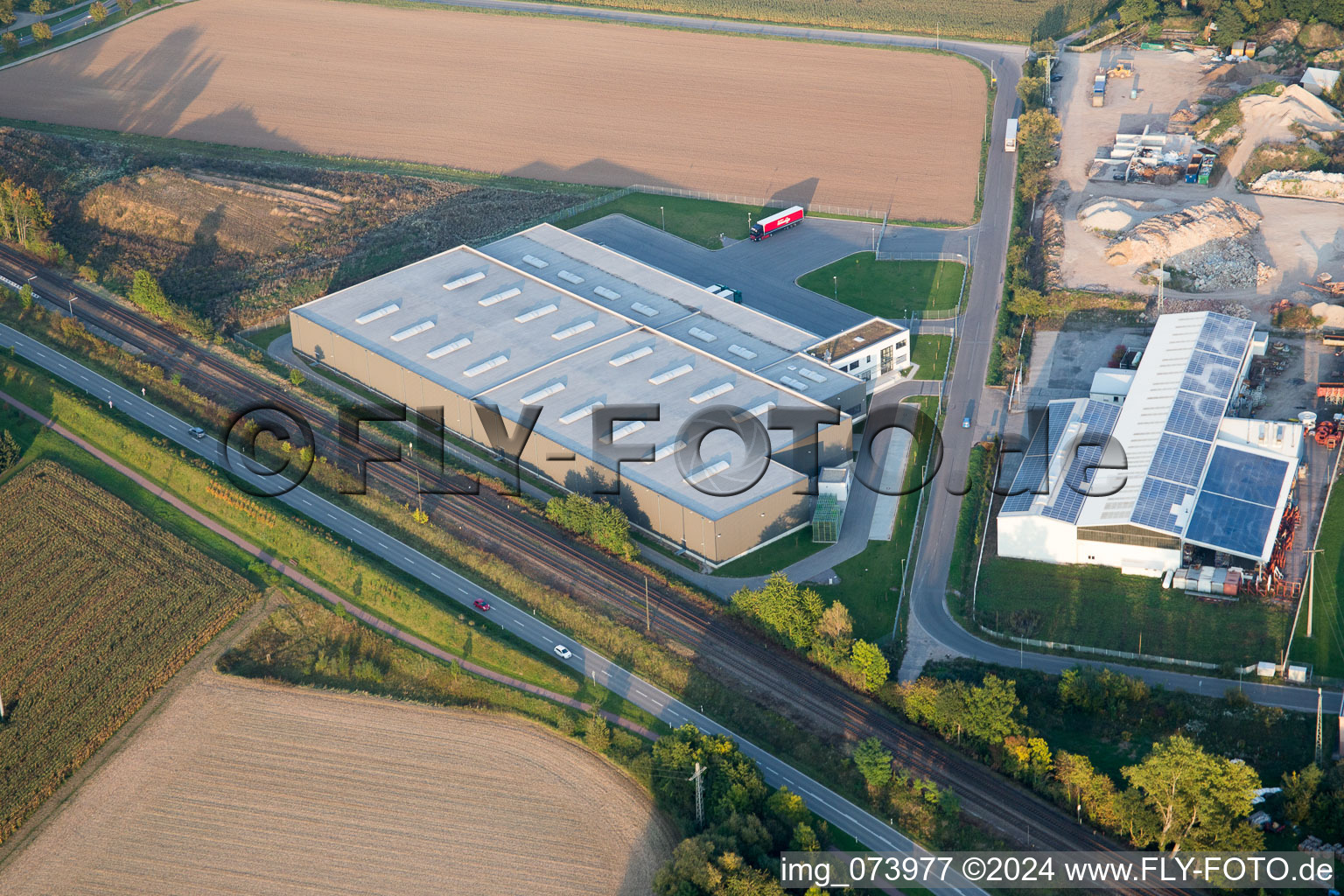 Rohrbach in the state Rhineland-Palatinate, Germany seen from a drone