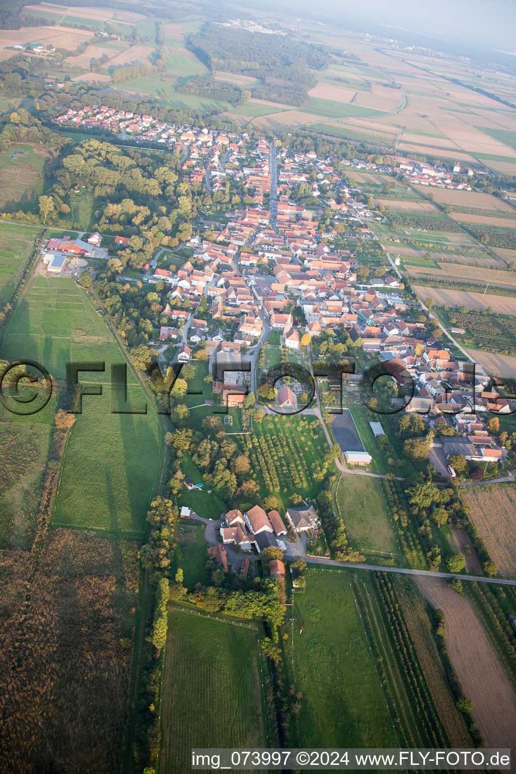 Winden in the state Rhineland-Palatinate, Germany out of the air