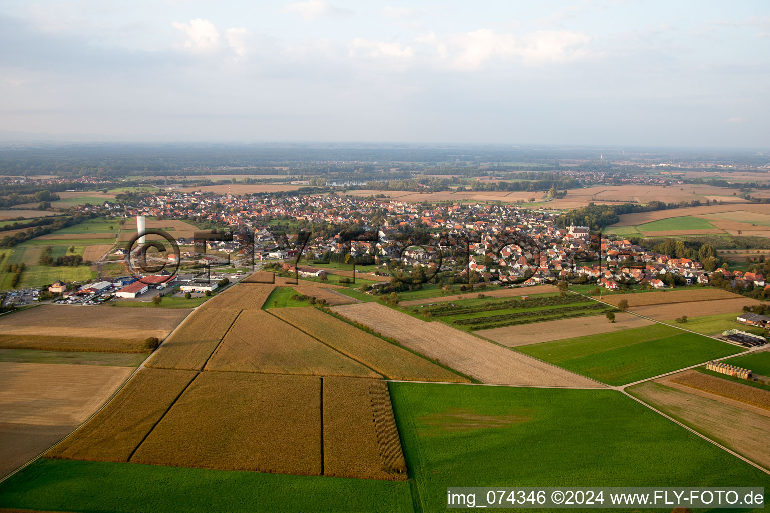 Rœschwoog in the state Bas-Rhin, France