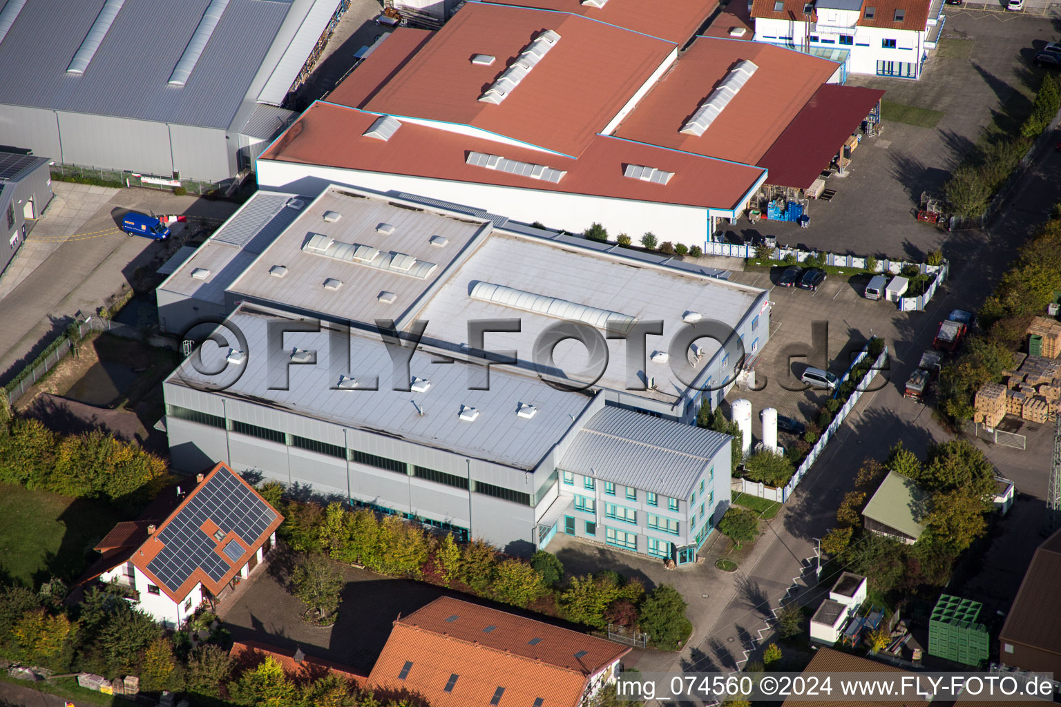 Aerial photograpy of Hatzenbühl in the state Rhineland-Palatinate, Germany