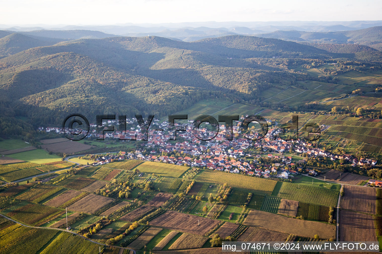 Oberotterbach in the state Rhineland-Palatinate, Germany