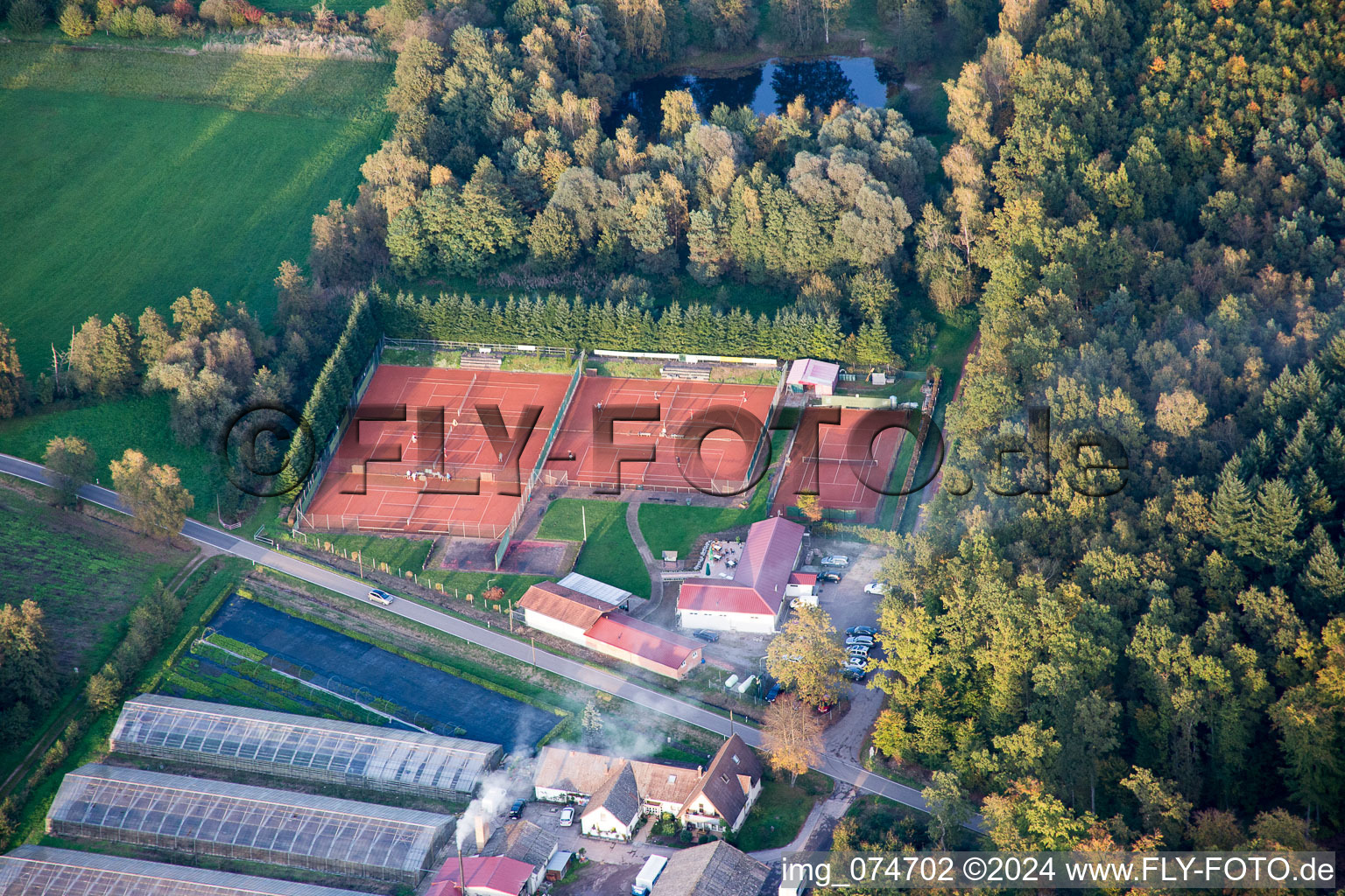 Aerial photograpy of Steinfeld in the state Rhineland-Palatinate, Germany