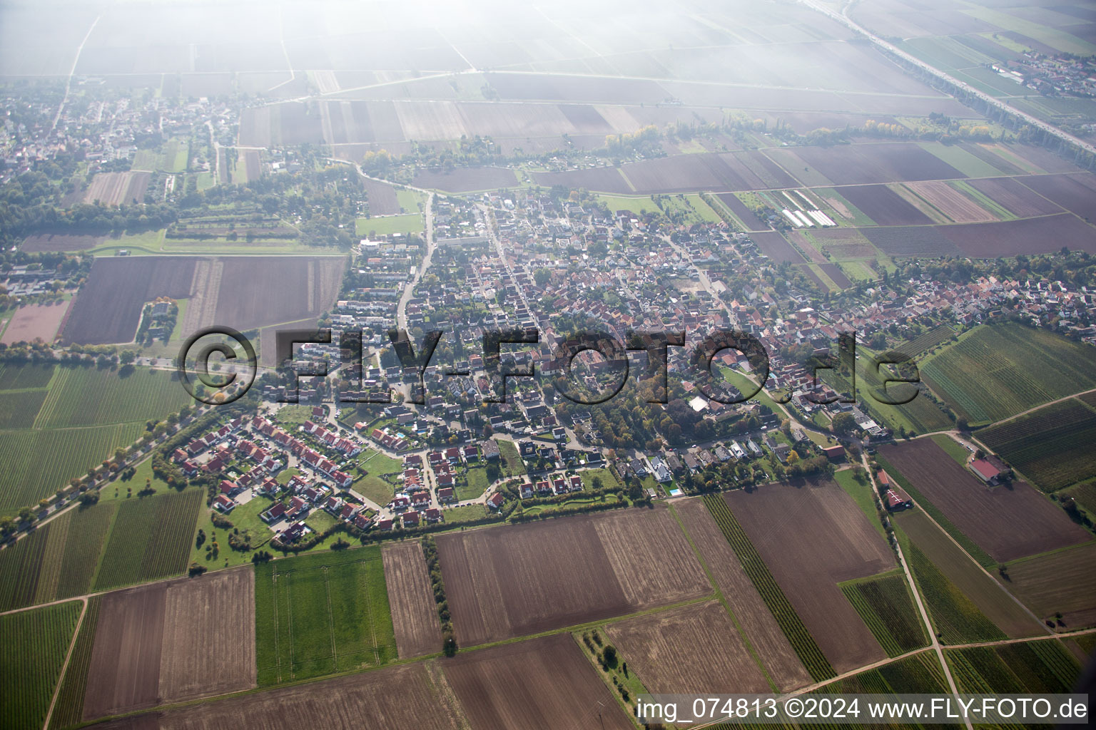 District Leiselheim in Worms in the state Rhineland-Palatinate, Germany