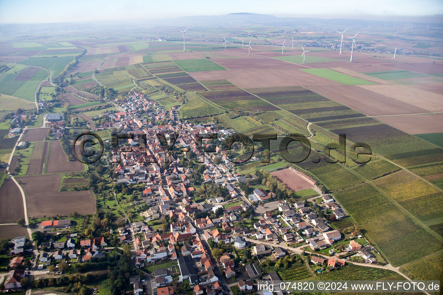 Kindenheim in the state Rhineland-Palatinate, Germany