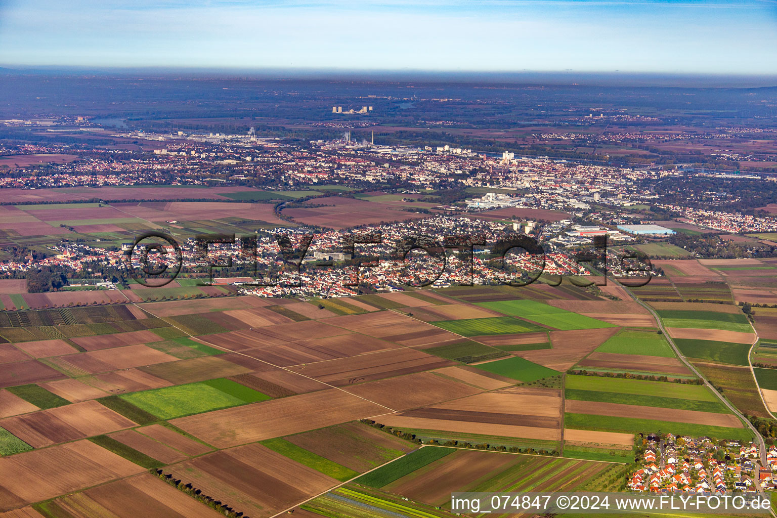 District Weinsheim in Worms in the state Rhineland-Palatinate, Germany