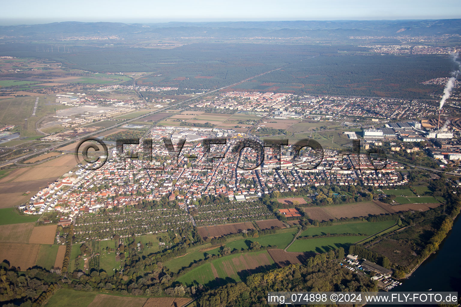 District Sandhofen in Mannheim in the state Baden-Wuerttemberg, Germany