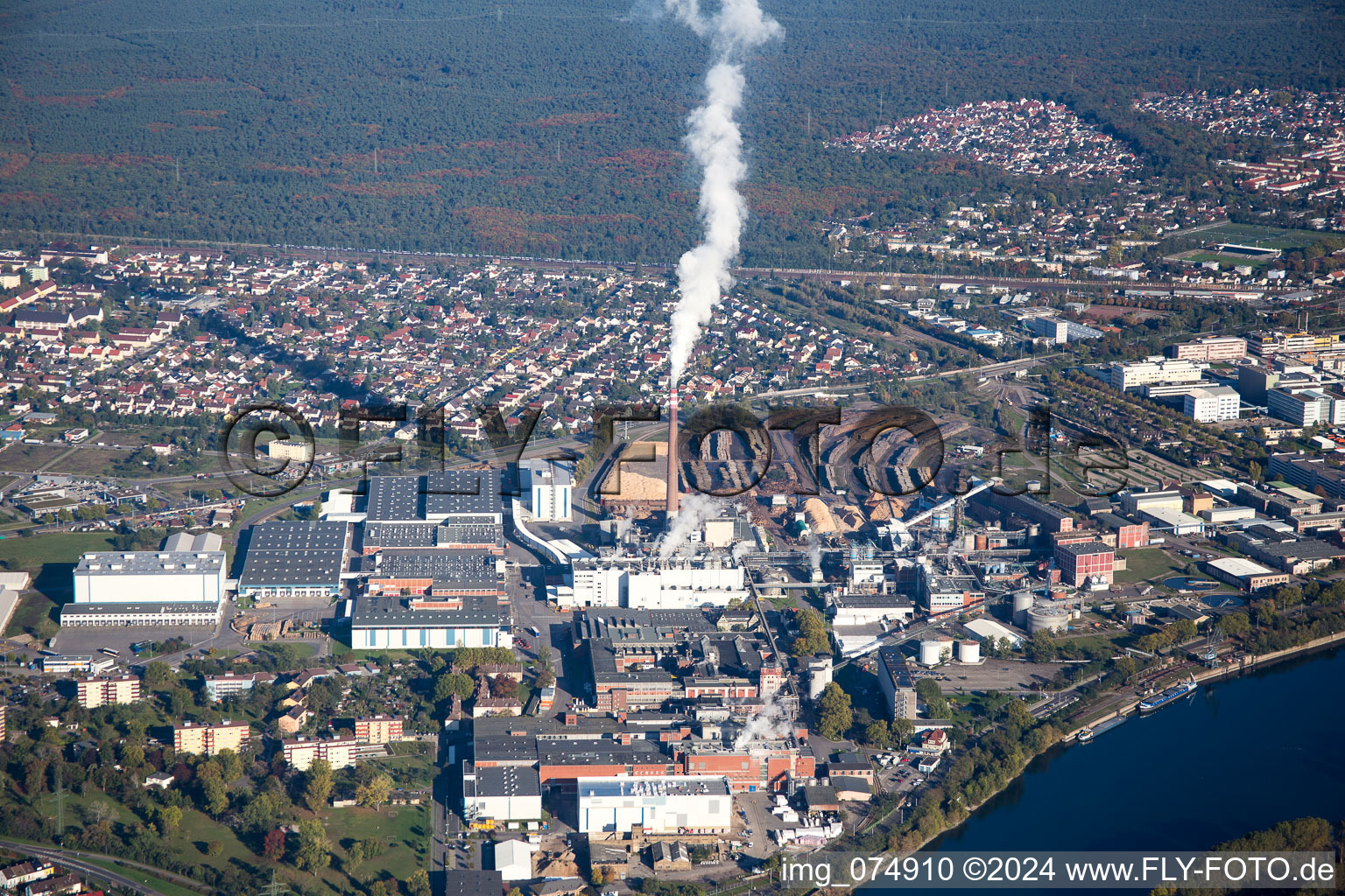 Essity Operations in the district Sandhofen in Mannheim in the state Baden-Wuerttemberg, Germany