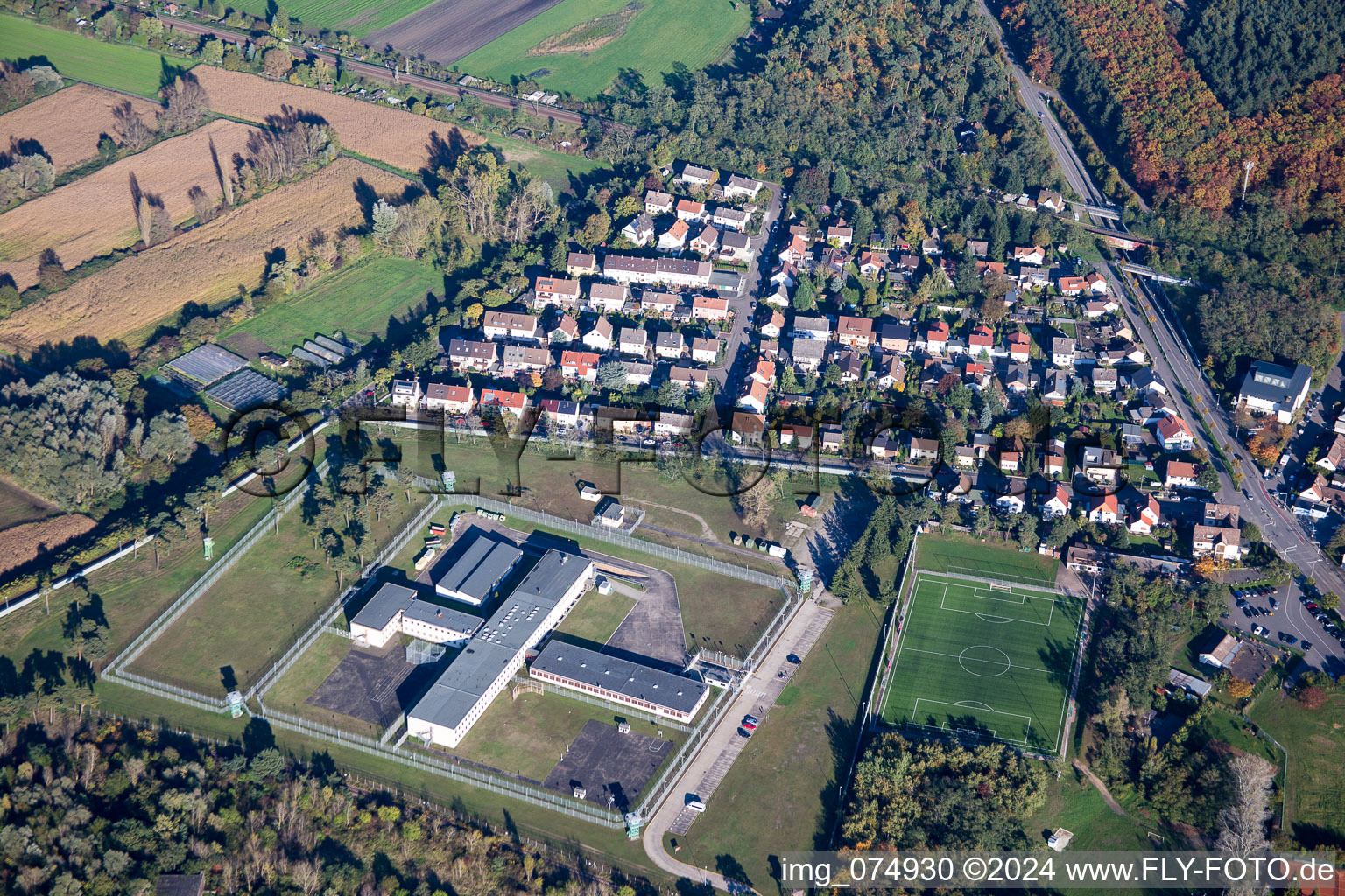 Coleman Stockade Military Prison in the district Sandhofen in Mannheim in the state Baden-Wuerttemberg, Germany