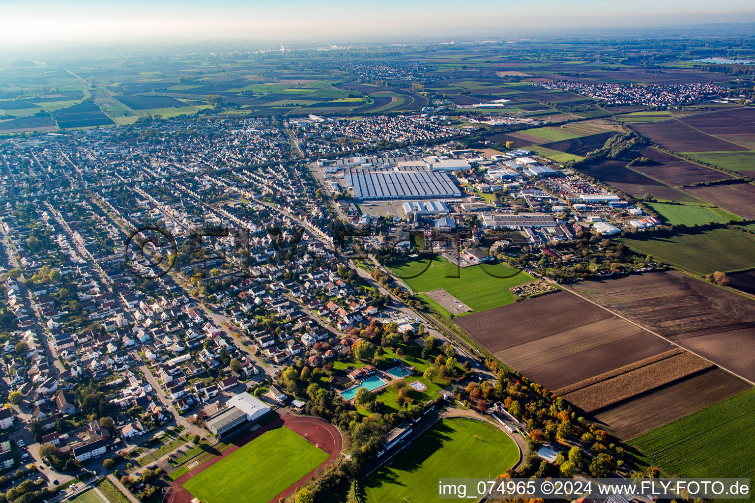 Nibelungenstr in Bürstadt in the state Hesse, Germany