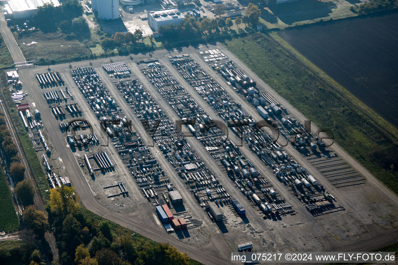 Aerial photograpy of Rosengarten in the state Hesse, Germany