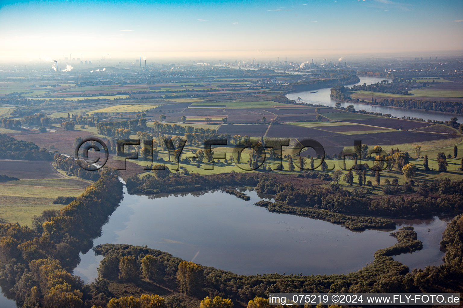 Rosengarten in the state Hesse, Germany from above