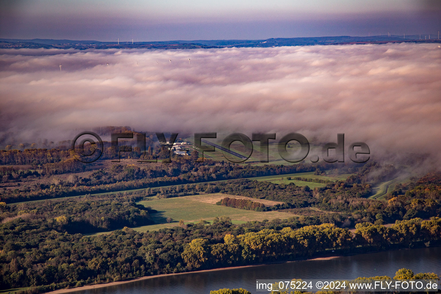 Rosengarten in the state Hesse, Germany seen from above