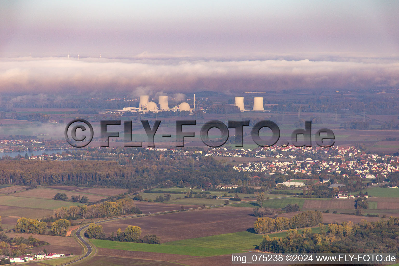 Closed but probably still a no-fly zone forever in Biblis in the state Hesse, Germany