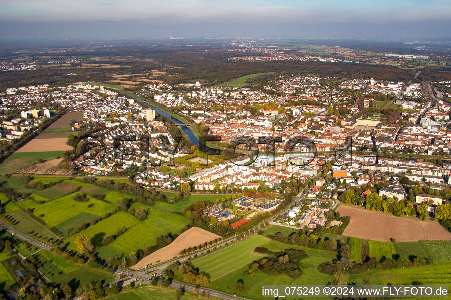 From the southwest in Rastatt in the state Baden-Wuerttemberg, Germany