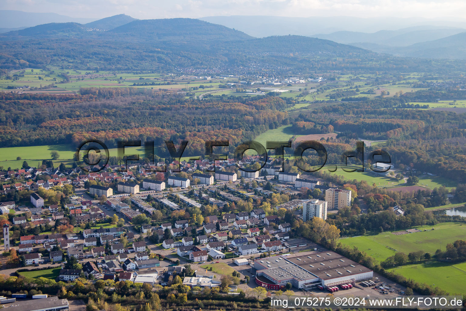 Ruhrstr in Rastatt in the state Baden-Wuerttemberg, Germany