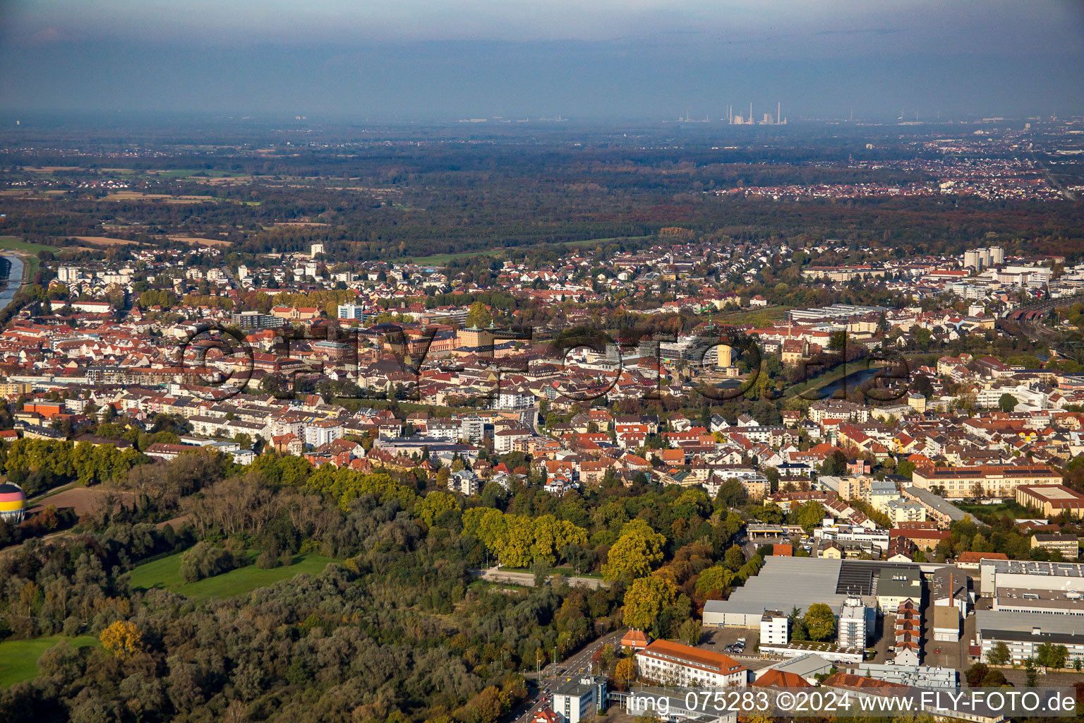 City Park in Rastatt in the state Baden-Wuerttemberg, Germany