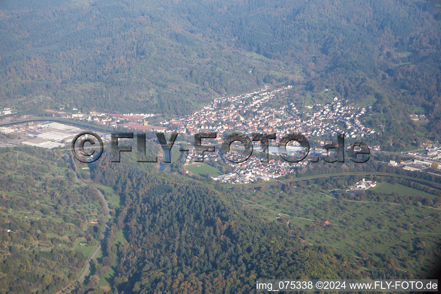 Gernsbach in the state Baden-Wuerttemberg, Germany