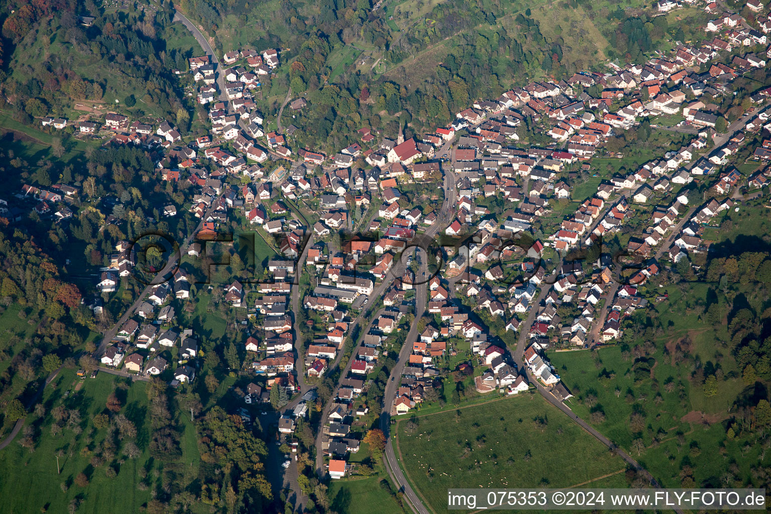 District Michelbach in Gaggenau in the state Baden-Wuerttemberg, Germany