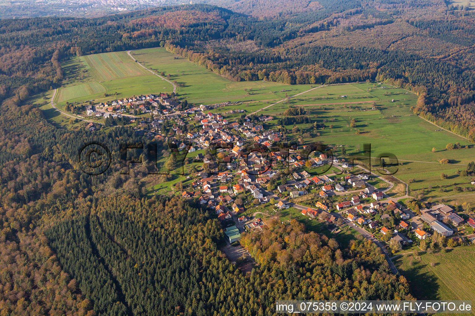 Moosbronn in the state Baden-Wuerttemberg, Germany