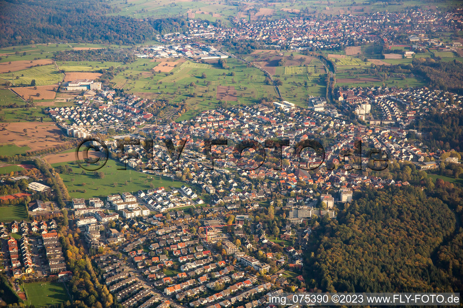 District Reichenbach in Waldbronn in the state Baden-Wuerttemberg, Germany