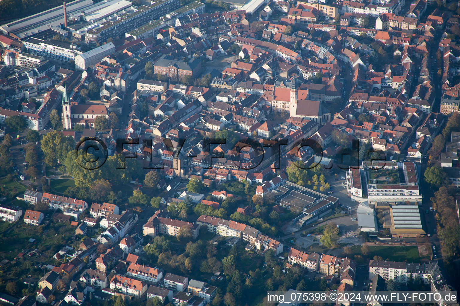 District Durlach in Karlsruhe in the state Baden-Wuerttemberg, Germany