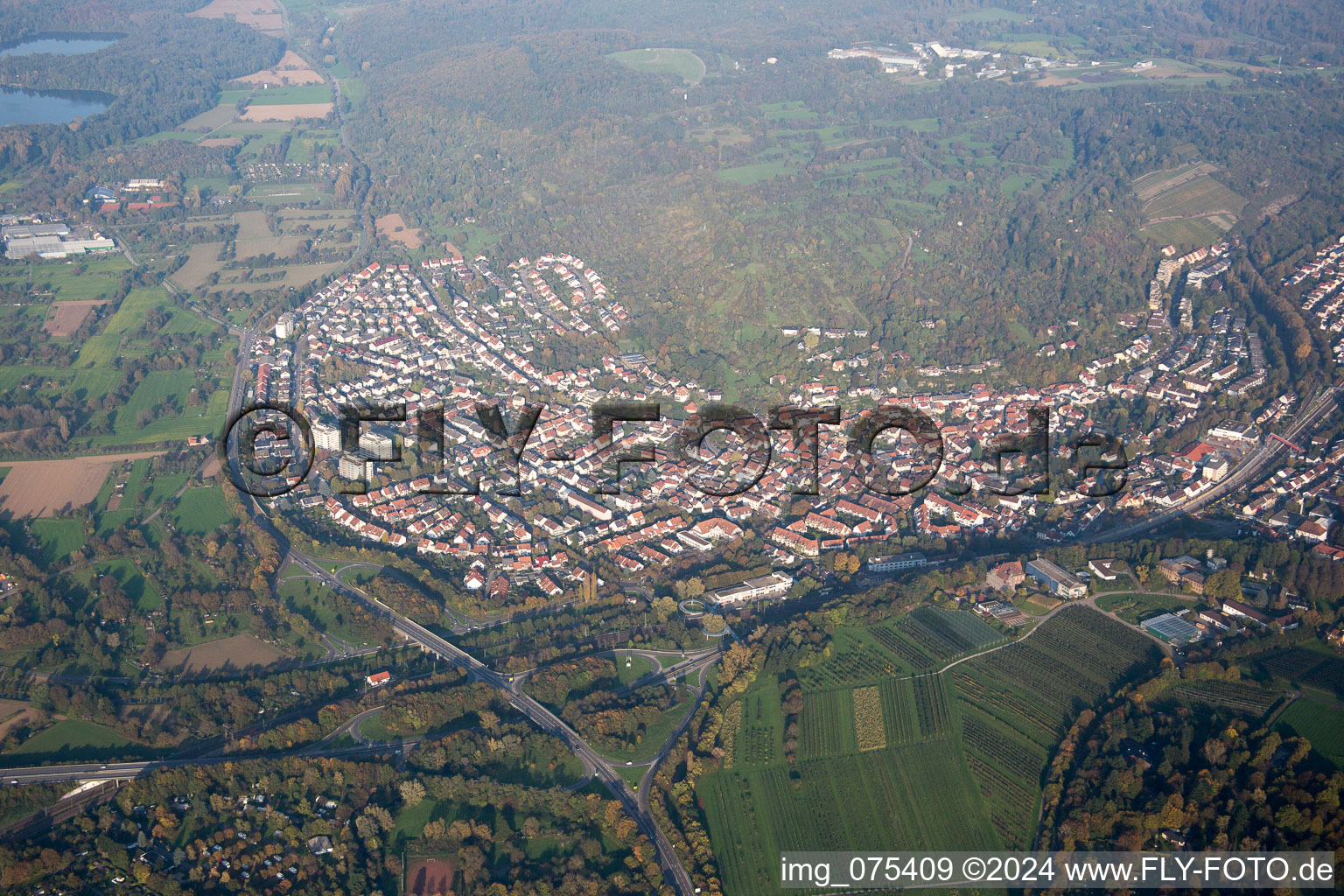 District Grötzingen in Karlsruhe in the state Baden-Wuerttemberg, Germany