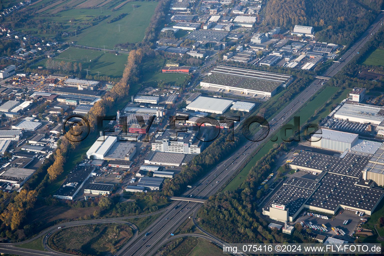 District Hagsfeld in Karlsruhe in the state Baden-Wuerttemberg, Germany