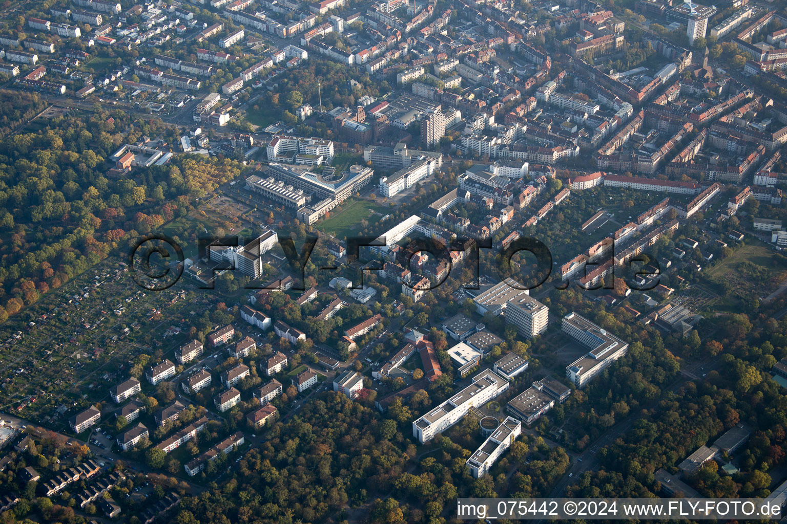 KIT Am Fasanengarten in the district Oststadt in Karlsruhe in the state Baden-Wuerttemberg, Germany