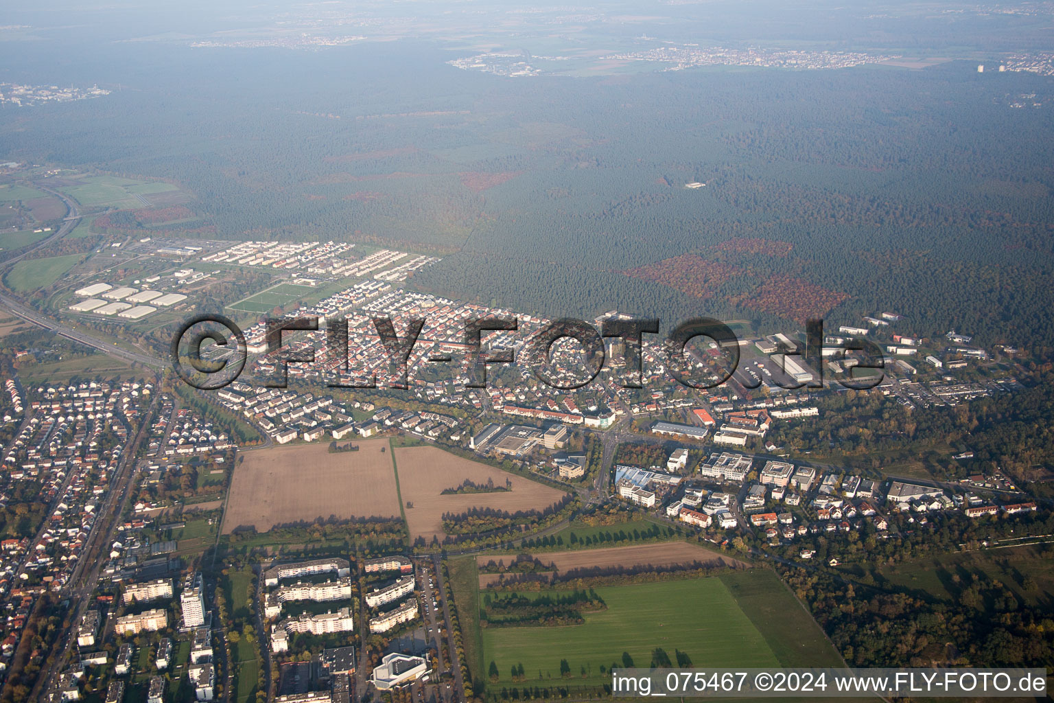 District Nordweststadt in Karlsruhe in the state Baden-Wuerttemberg, Germany