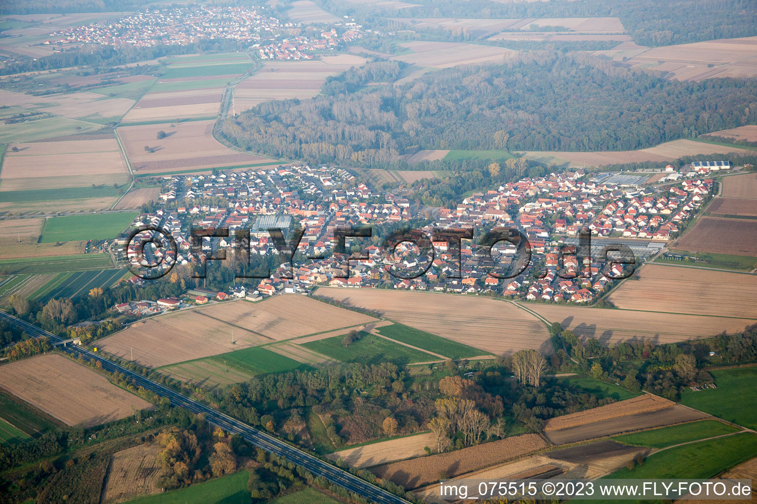 Kuhardt in the state Rhineland-Palatinate, Germany out of the air